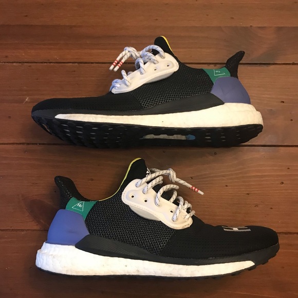 Pharrell x Solar Hu Glide Black 🔥🔥🔥🔥🔥